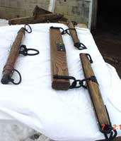 Amish made wood neck yoke and evener